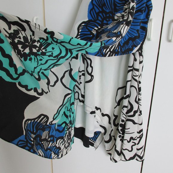 Tracy Reece Anthro Brand Silk Floral Abstract Tank Sleeveless Dress Sz XS - Picture 3 of 9